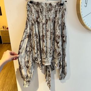 Snakeskin Boutique Blouse